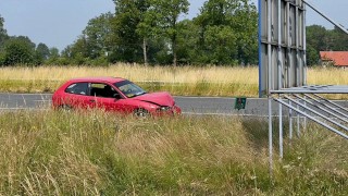 Auto's botsen op de A1 tussen Hengelo en Oldenzaal