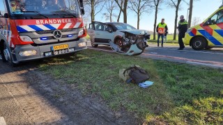 Flinke schade en gewonde bij aanrijding op de N743 bij Zenderen