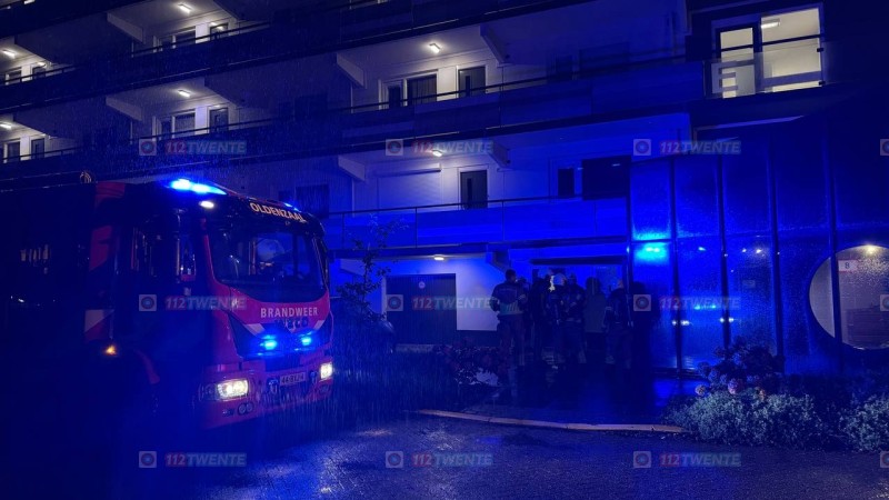 Haardblok op barbecue zorgt voor uitruk brandweer in Oldenzaal