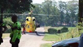 Traumahelikopter ingezet na aanrijding met ligfietser in Ambt Delden