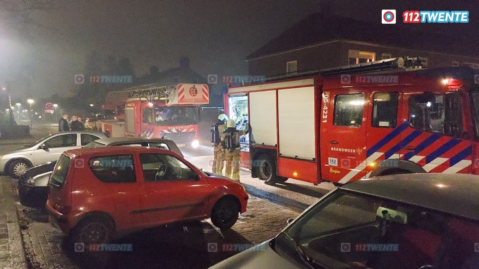 Hulpdiensten druk met branden in Twente, drie auto's uitgebrand in Enschede