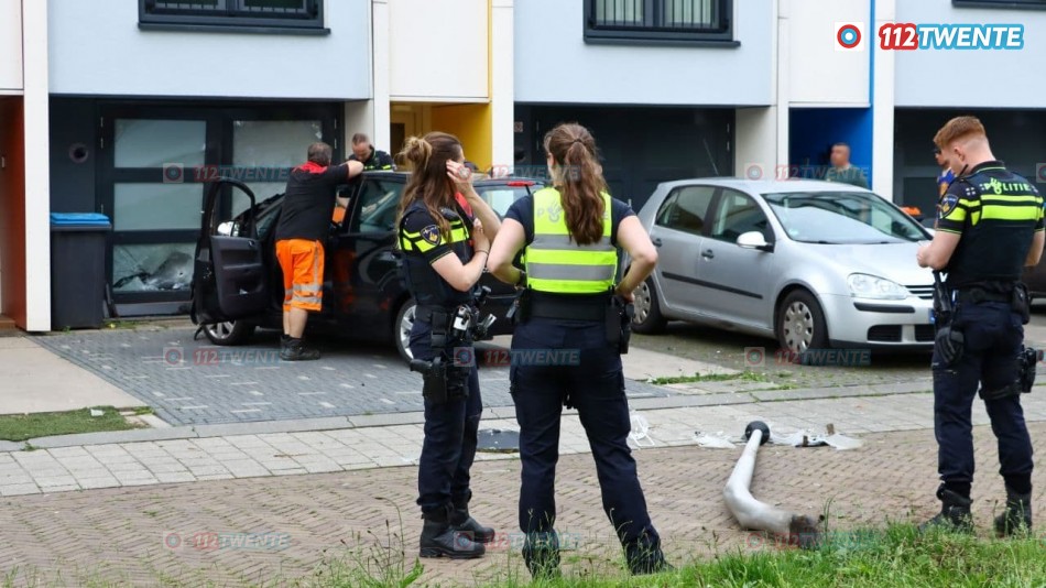Auto ramt woning in Enschede