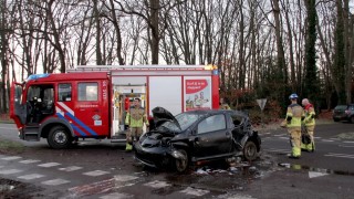 Automobiliste gewond bij ongeval door gladheid op de N741 bij Delden