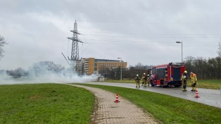 Transformatorkast in brand in Hengelo