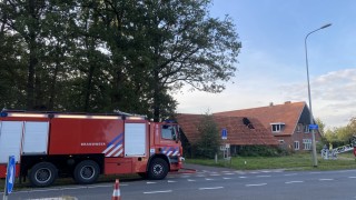 Schuurbrand in Hengelo, verkeer ondervindt hinder