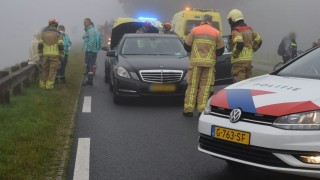 Twee gewonden bij aanrijding N750 bij Vriezenveen