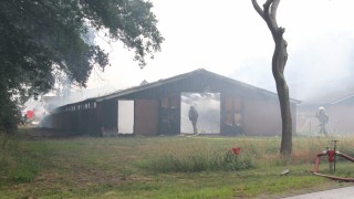 7000 eendenkuikens omgekomen bij brand in Markelo