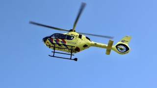 Traumahelikopter landt in Weerselo