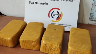 2 kilo hero&iuml;ne onderschept op de grens bij Bad Bentheim ter waarde van 100.000 euro