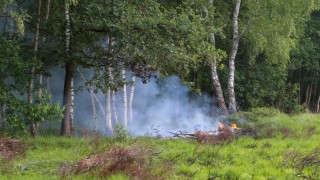 Brand op drie locaties in natuur tussen Enschede en Losser