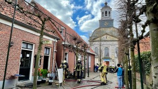 Brand bij restaurant in centrum van Ootmarsum, slachtoffer naar het ziekenhuis